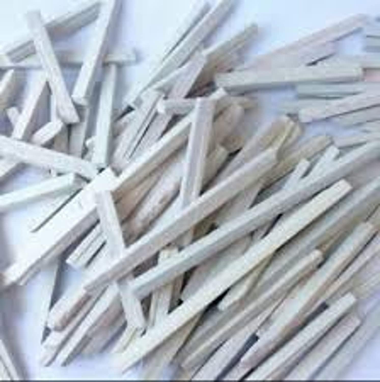 Hesch 9 Crunchy, Brittle and Sun Dried PACK OF 60 Pcs Natural White Limestone Slate Pencils. Consistent Size and Genuine Limestone Slate Pencils. 100% Natural and Safe to use.