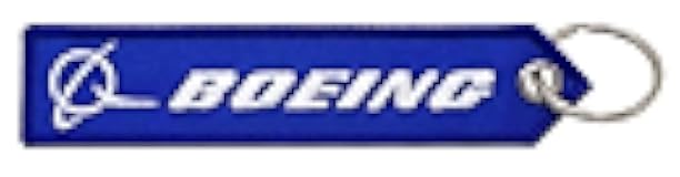 Boeing Aerospace Aviation Aircraft Design Manufacturer Air Airplane Defense Model Airline Flight Keychain Key Tag Chain Fob Ring