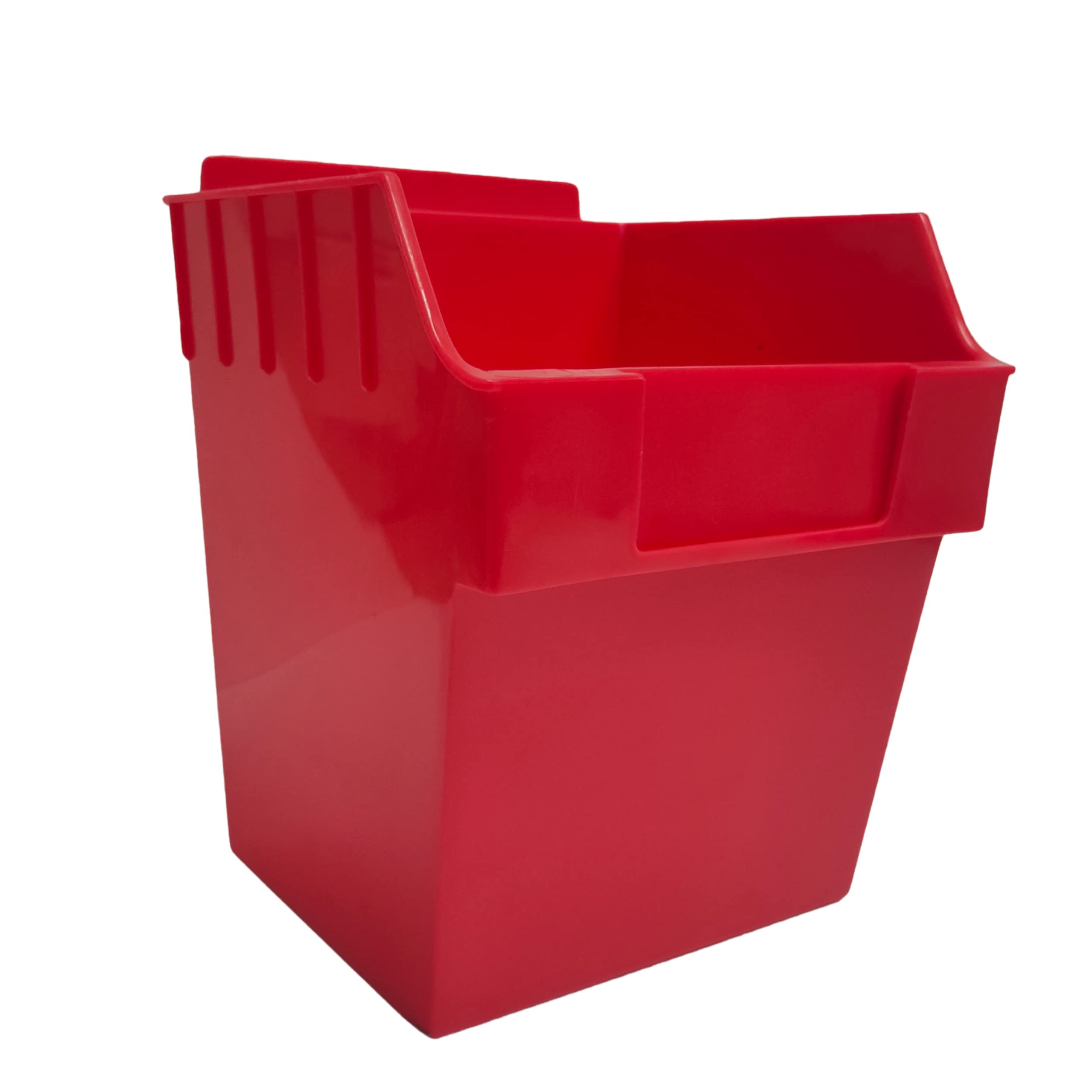 CompleteShopfittings 20x Red Heavy Duty Deep Slatwall Storage Box Slatbox Slatwall Display — image 1