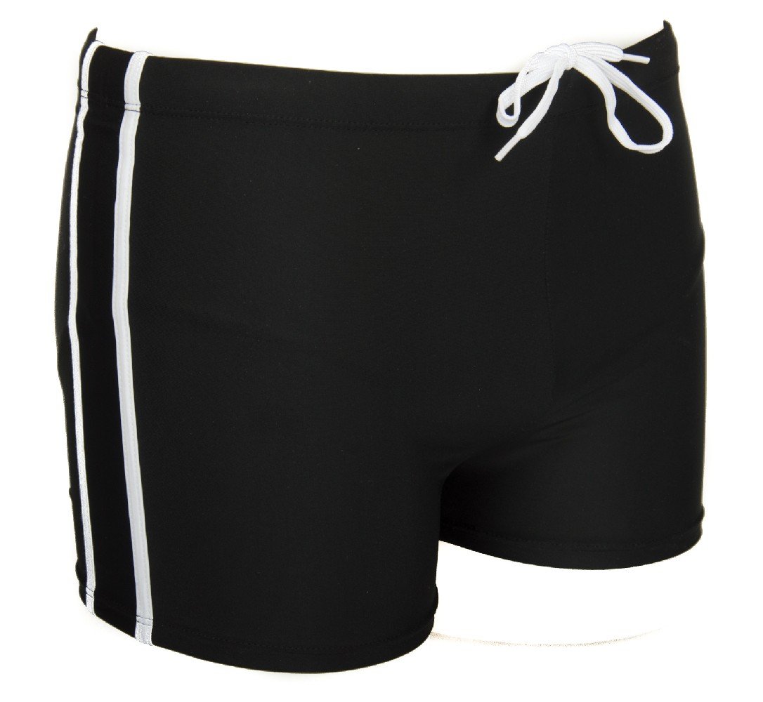Spalding Boxer Corto Costume Pantaloncino Uomo Mare o Piscina Swimwear Articolo C787, 0002 Nero