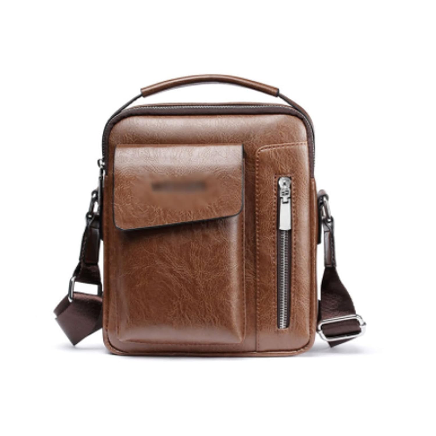 ZALHIN Backpacks for Men Men Shoulder Bags Crossbody Bag Multi-function Men’s Handbags Capacity PU Leather Bag For Male Messenger Bags Tote Bag (Color : Hortel�) ZALHIN Backpacks for Men Men Shoulder Bags Crossbody Bag Multi-function Men’s Handbags Capacity PU Leather Bag For Male Messenger Bags Tote Bag (Color : Hortel�)