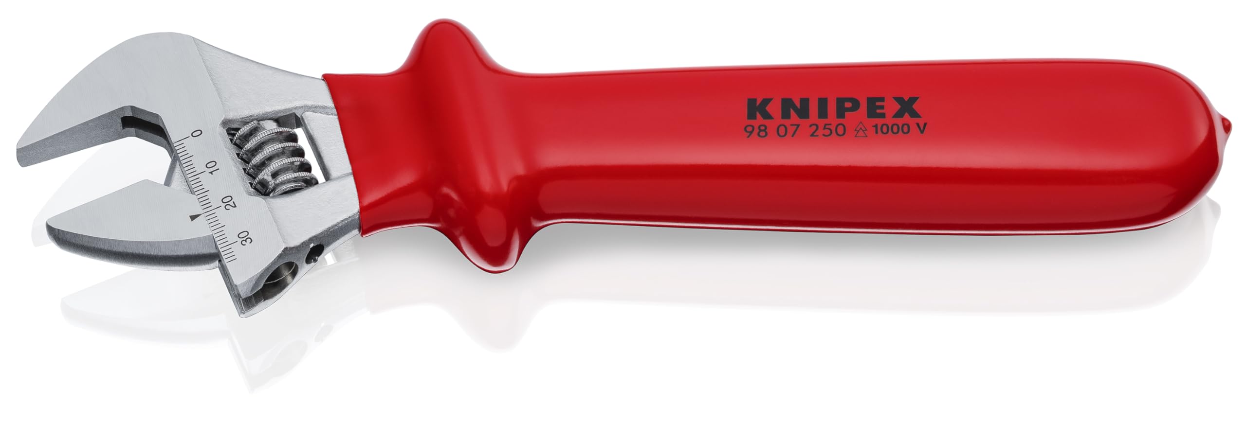 KNIPEX 98 07 250 Clé à Molette Isolation Par Surmoulage