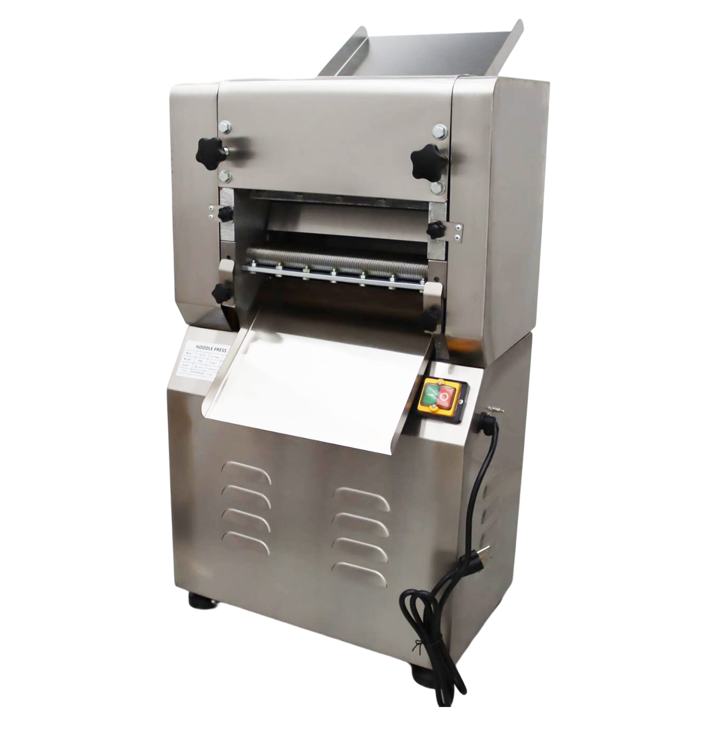 Máquina Eléctrica para Hacer Masa De Fideos, Rodillo para Pasta, Empanadillas, Cortadora De Fideos, 2,2 Kw, 9,4 Pulgadas