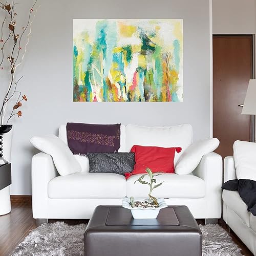 Miniatura 4 de Fine Art Canvas Lienzo decorativo abstracto de niebla de la multitud por el artista Andy Beauchamp para sala de estar, dormitorio, baño, cocina,