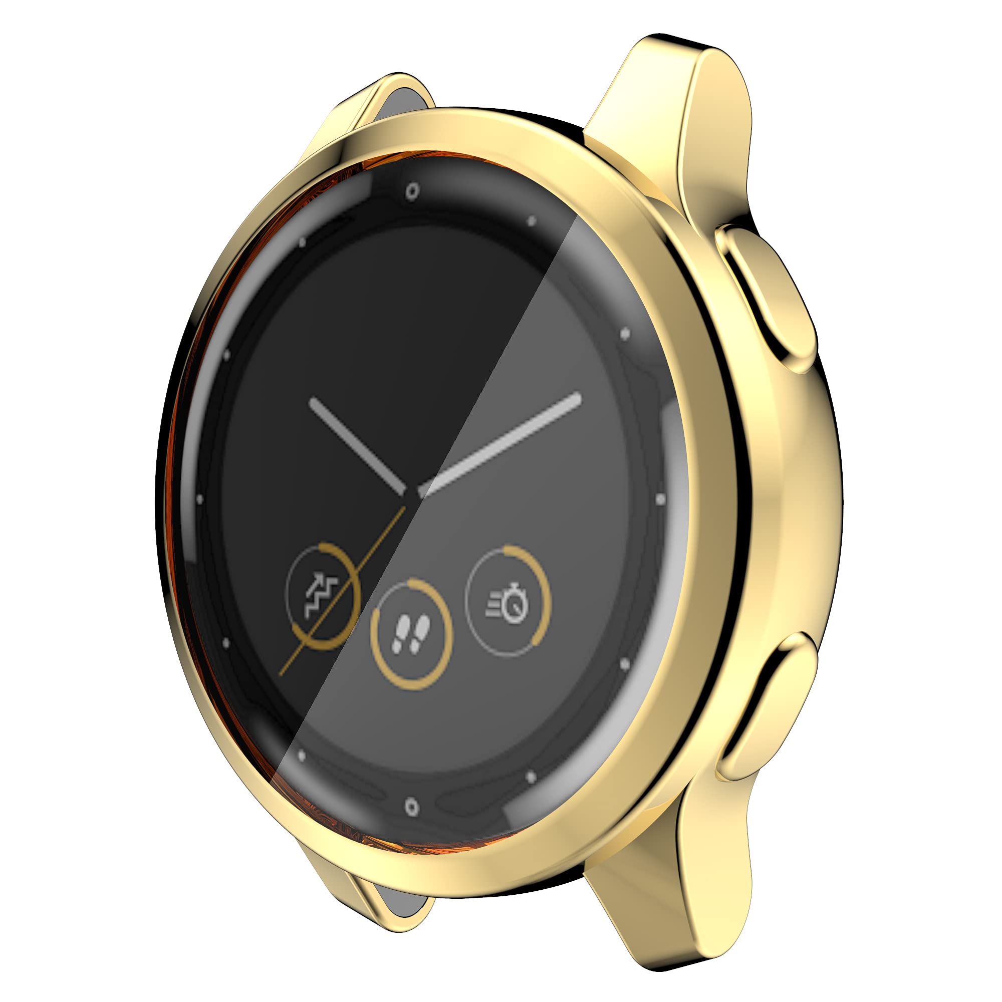 Hoes compatibel met Garmin Venu 3, beschermhoes, flexibele TPU- displaybescherming, case, krasbestendige afdekking, beschermhoes voor Garmin Venu 3 45 mm smartwatch (helder transparant