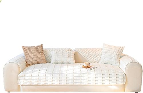 Miniatura 8 de Funda de sofá divertida y mullida, funda gruesa de felpa de conejo de 1, 2 y 3 plazas, funda de sofá antideslizante para esquina en forma de L,