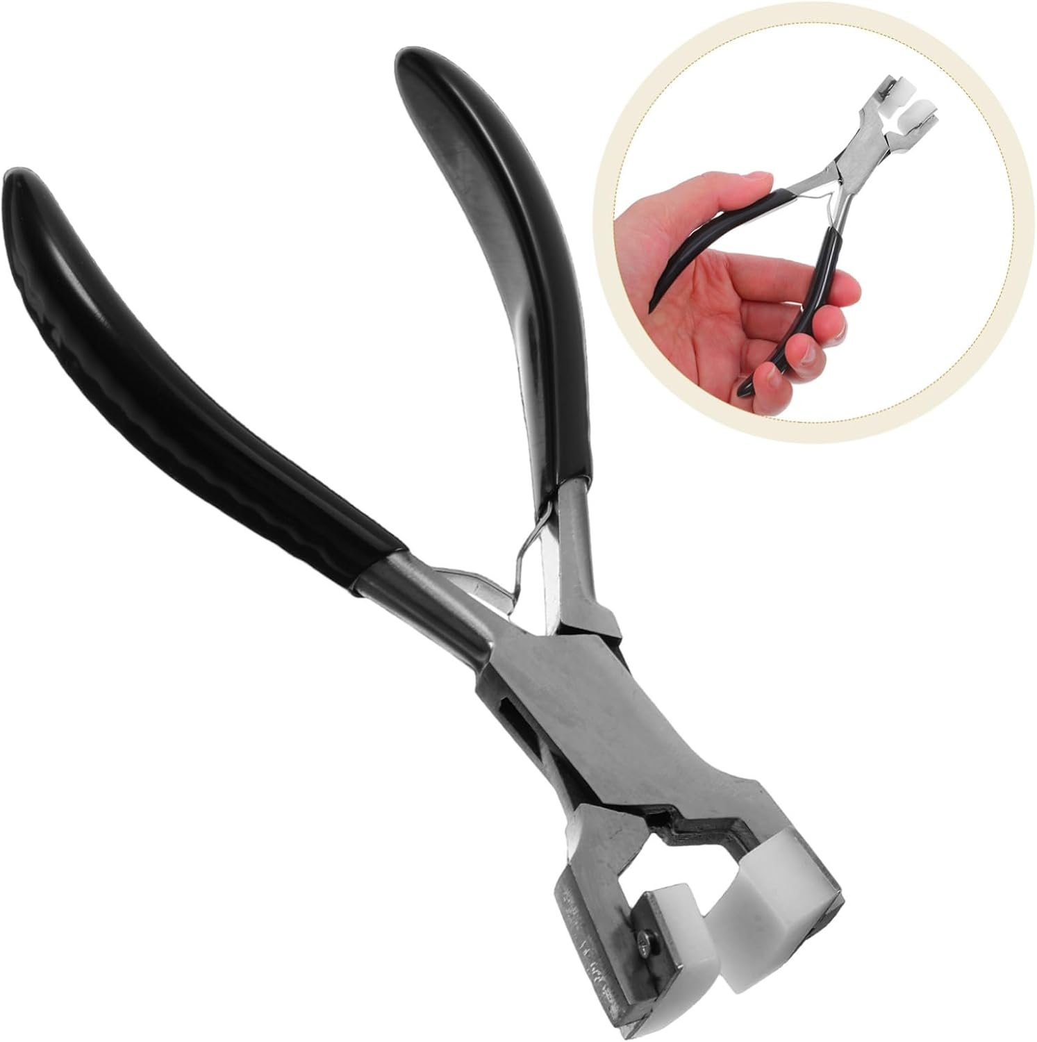Gadpiparty Stainless Steel Jaw Pliers for Jewelry Crafting and Eyeglasses Adjusting Versatile Wire Bending Tools with for Shaping