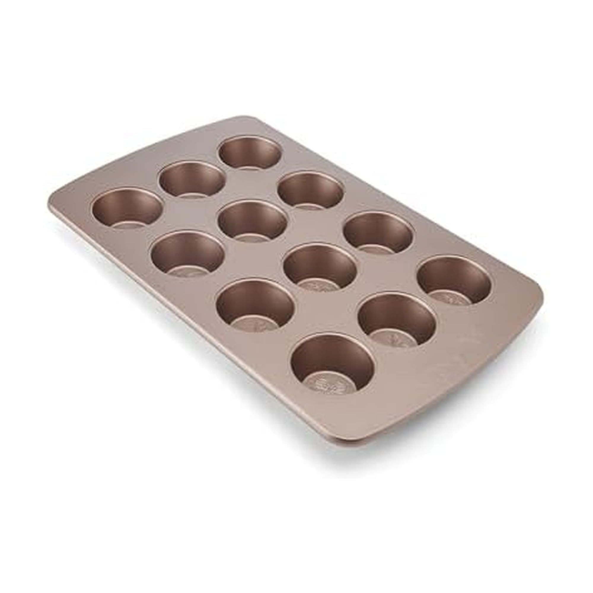Dolly Parton Butterfly Stamp 12-Cup Muffin Pan – Carbon Steel Nonstick Bakeware with Textured Butterfly Design, Durable Rolled Rim, Oven Safe to 450F, Perfect for Muffins, Cupcakes and Mini Quiches