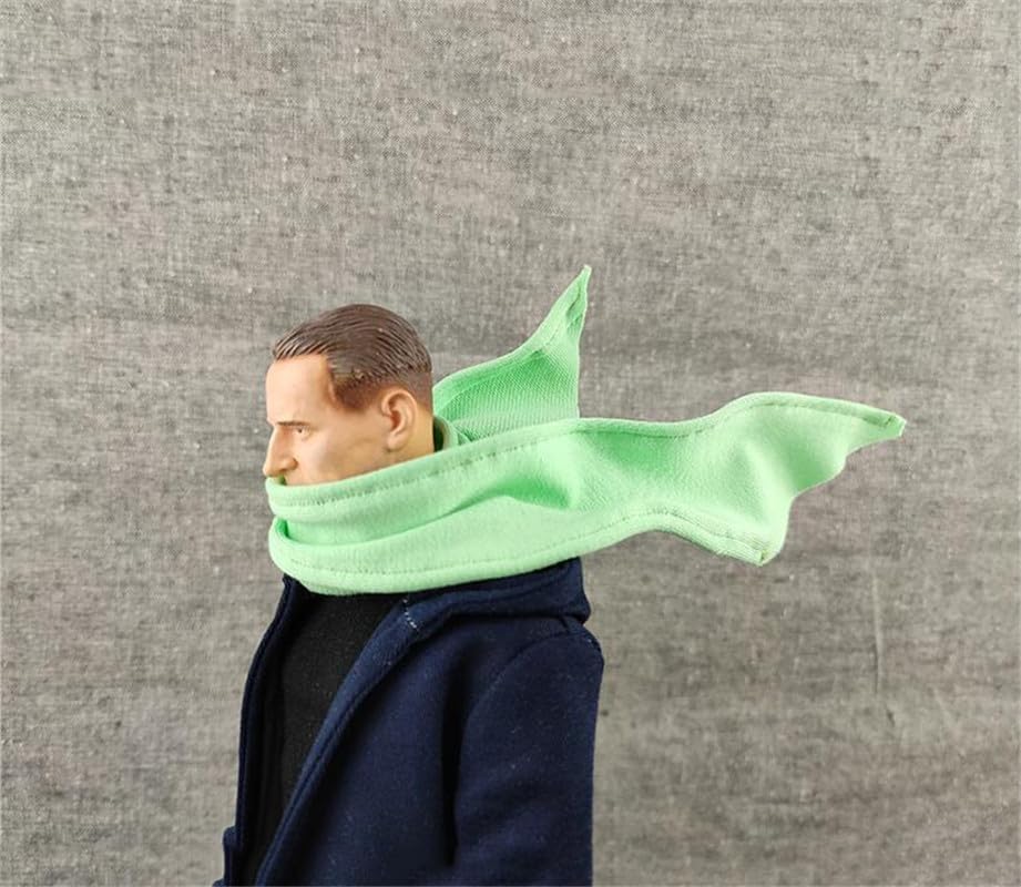 Miniatura 7 de Bufanda a escala 16, accesorio de ropa para 12 pulgadas PH TBL JO HT ZC VC COO Worldbox figura de acción femeninamasculina (rojo)