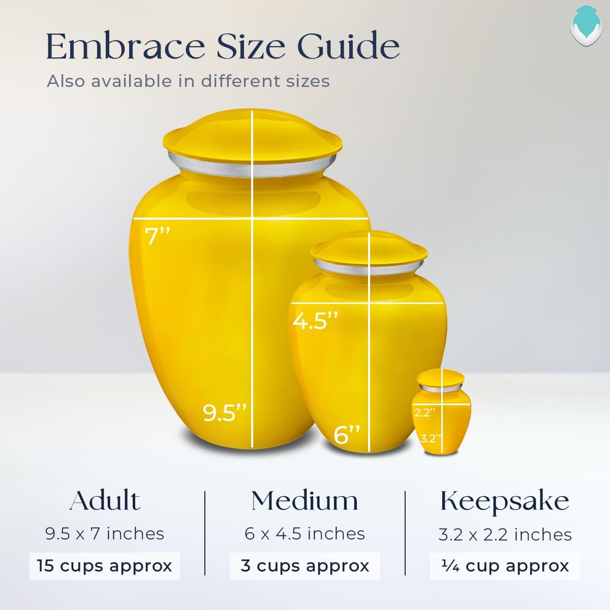 Geturns - Adult Personalized Humming Bird Cremation Urns for Human Ashes I Large Yellow Funeral Urn for Men and Women I 200 lbs