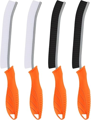 4 cepillos de limpieza de baño, cepillo de limpieza de baño, cepillo profundo con agujero para colgar, cepillo multifuncional de limpieza de huecos,