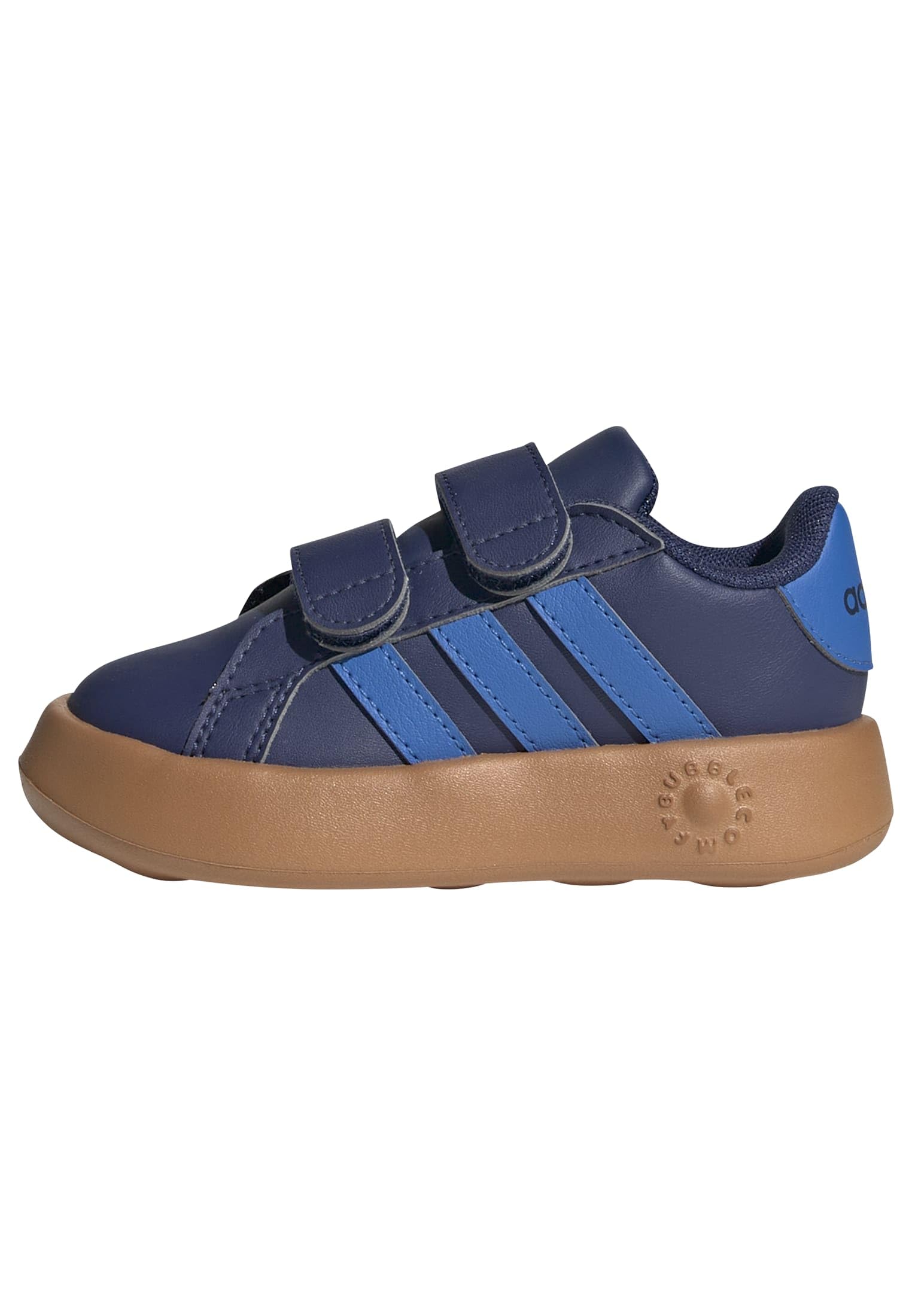 adidas Unisex Baby Grand Court 2.0 Shoes Kids Tennis Shoes, Dark Blue Bright Royal Gum10, 8.5 UK Child