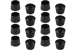 CBTONE 3/4 Inch Round Chair Leg Caps (50 Pack)