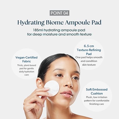 Miniatura 6 de La aplicación calmante de la almohadilla de ampolla de bioma ayuda a reponer la humedad y la piel suave (70 almohadillas)