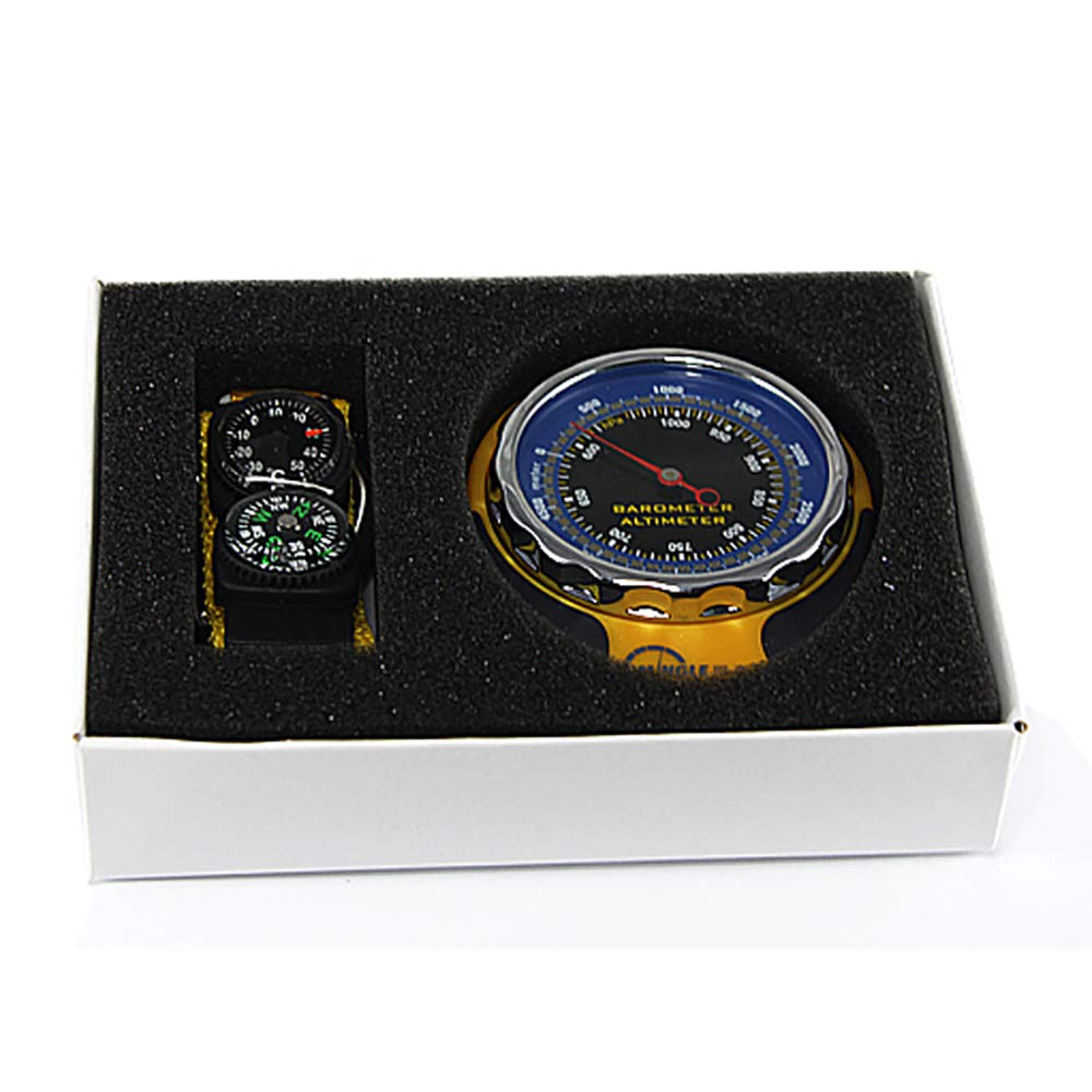 Barometro Multifunzione YUMILI 4 In 1 - Altimetro, Barometro, Bussola E Termometro Per Escursionismo - Foto 7