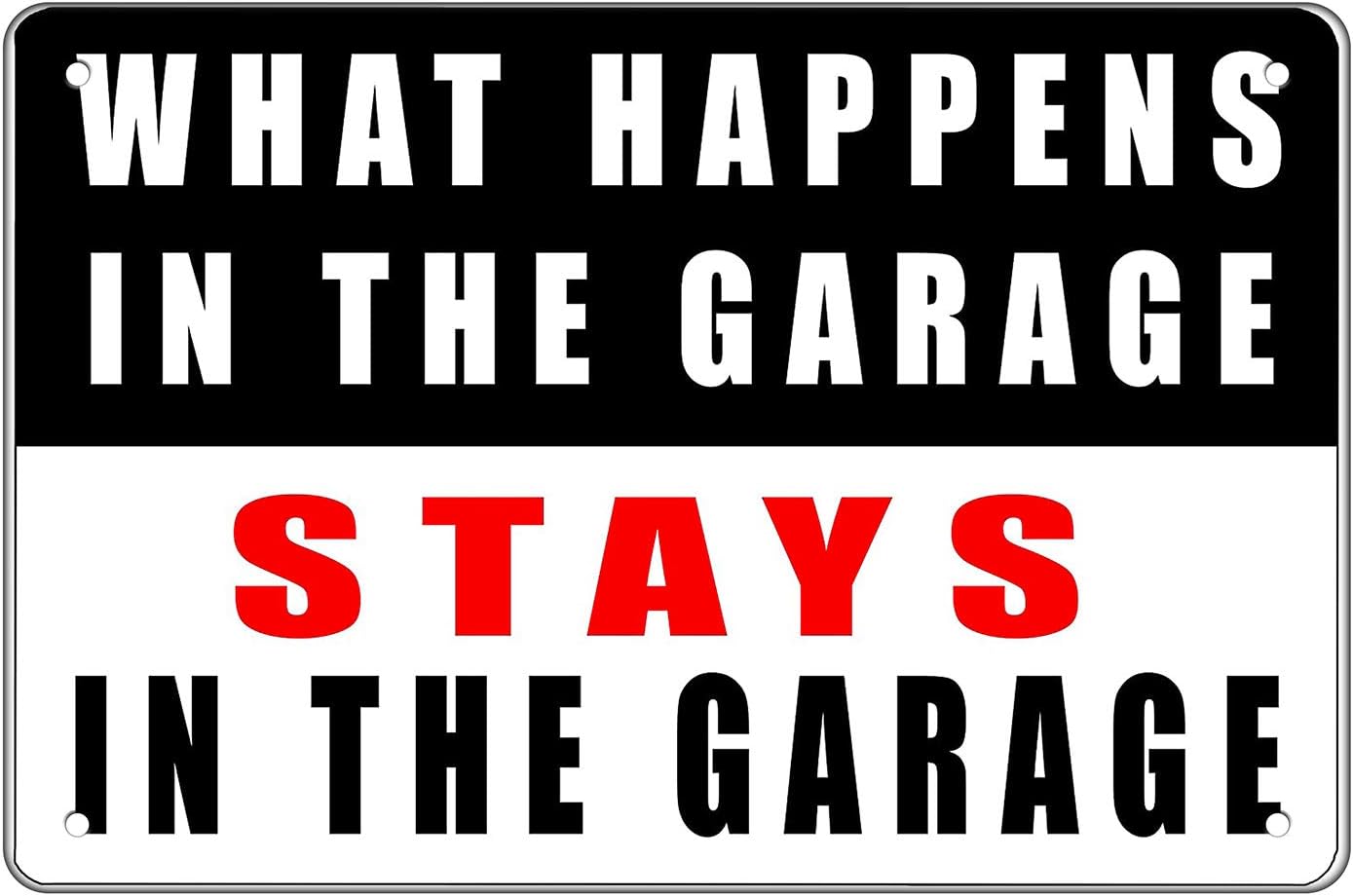 Insegna Sarcastica In Metallo Per Capanno, Bar O Garage