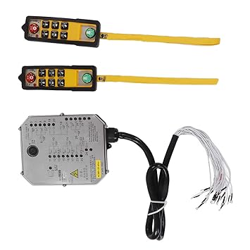 KTM Healthcare Hoist Crane Control Switches, Industrial Remote Controller Acid Resistant for Coal Mining for Concrete Pumps AC380V