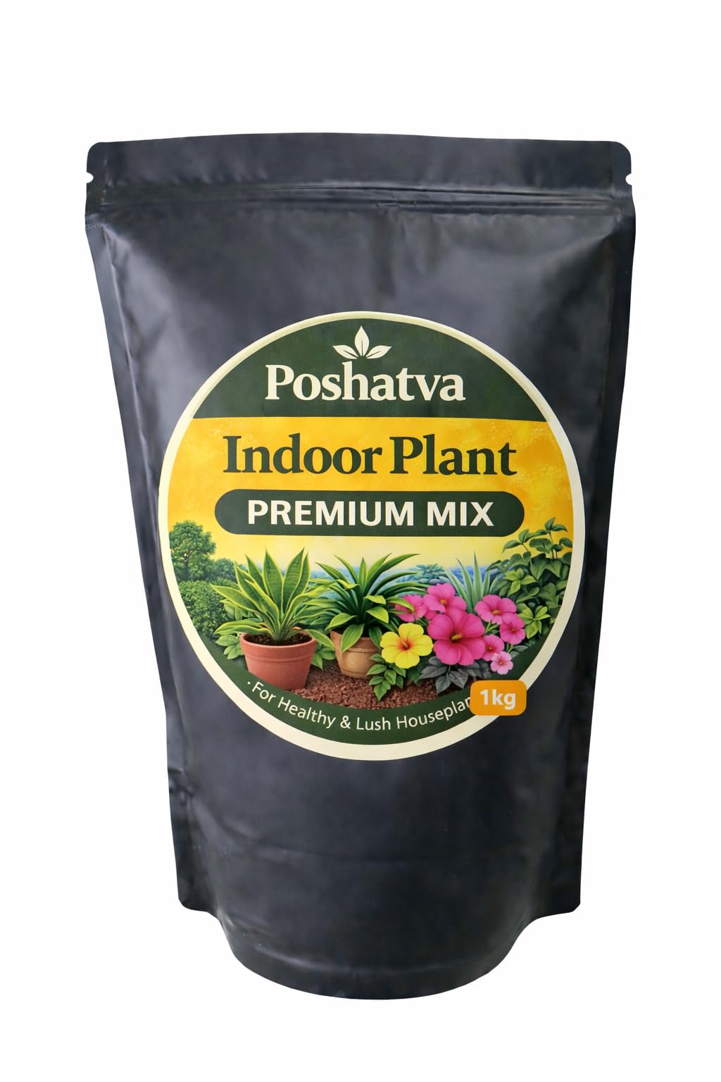 Indoor Plant Premium Potting Mix 1 Kg – Organic Soil Mix for Indoor Plants | Cocopeat, Vermicompost, Sand & Neem Cake Enriched Soil for Money Plant, Snake Plant & Balcony Gardening-image-25