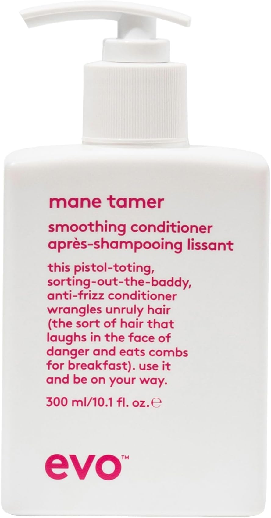 - EVO Mane Tamer Smoothing Conditioner - Strengthens & Softens Hair - Improves Shine & Reduces Frizz