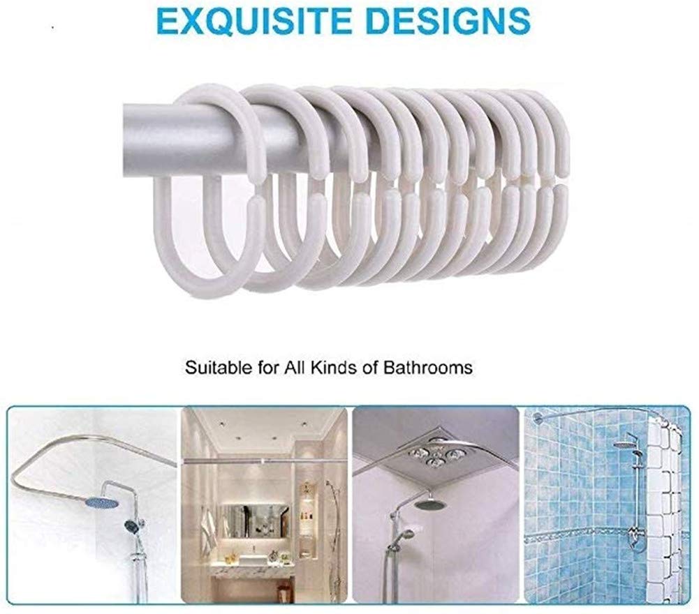 FANSU Tende da Doccia Antimuffa Impermeabile, Moderne 3D Zebra Stampato Poliestere Resistente Tessuto Lavabile Tenda della Vasca da Bagno con 12 Ganci (90x180cm,Acquerello Multicolore