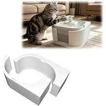 Cat Water Fountain Bowl Holder Compatible with Petlibro Dockstream 2Pcs | Anti-Spill Clip, Wall & Furniture Mount, Fountain Stabilizer, Secure Attachment, Pet Fountain Accessory