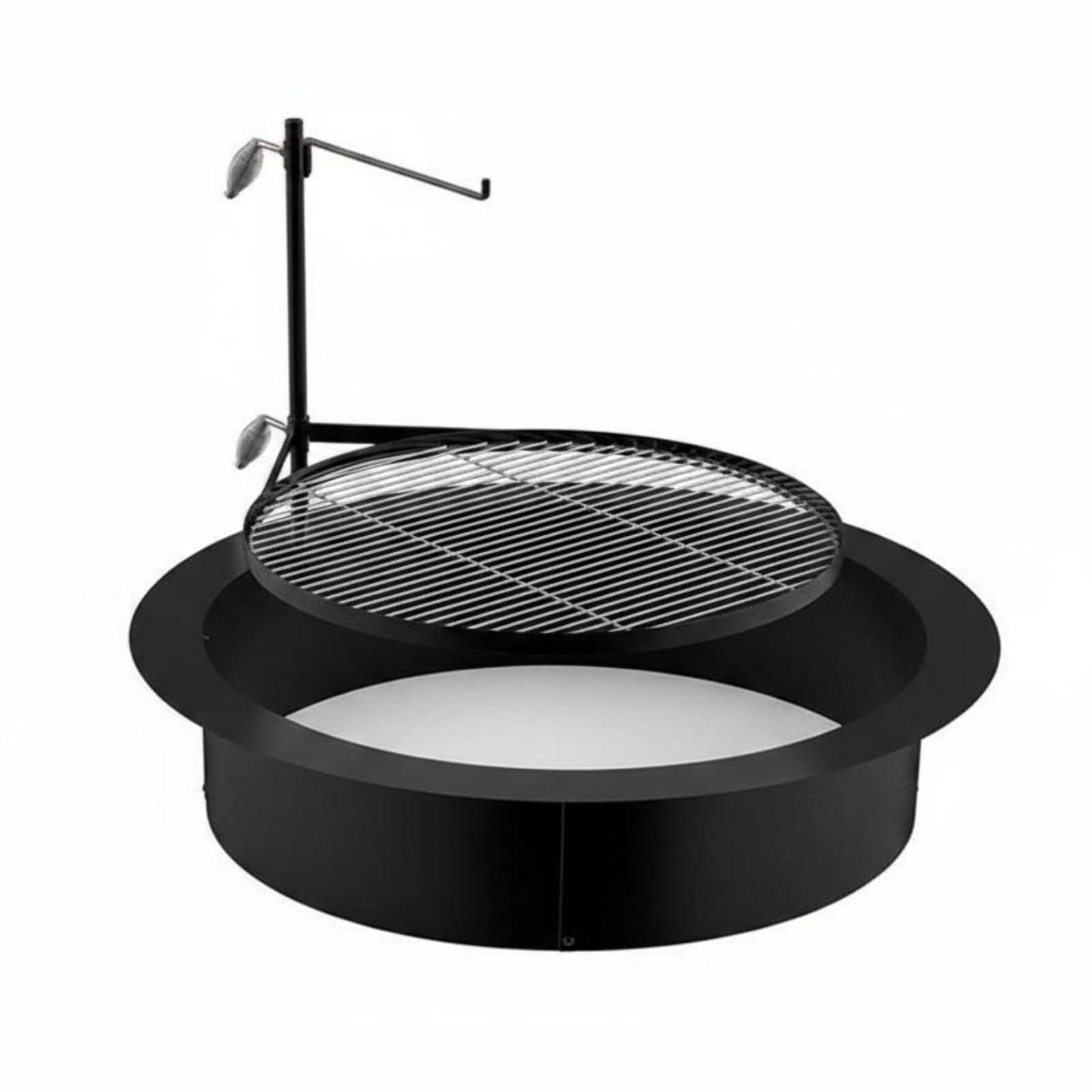 Anneau de brasero sans fumée amovible et foyer portable Qianly pour barbecue