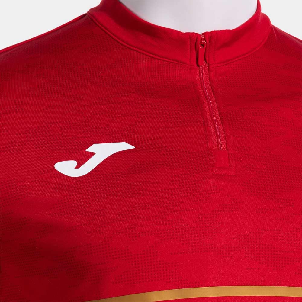 Joma Sweat-Shirt Homme, Demi-Zip, XS à 3XL, Manches Longues, Tissu Thermique Doux, idéal pour Les climats Frais et Les activités de Plein air, Record III