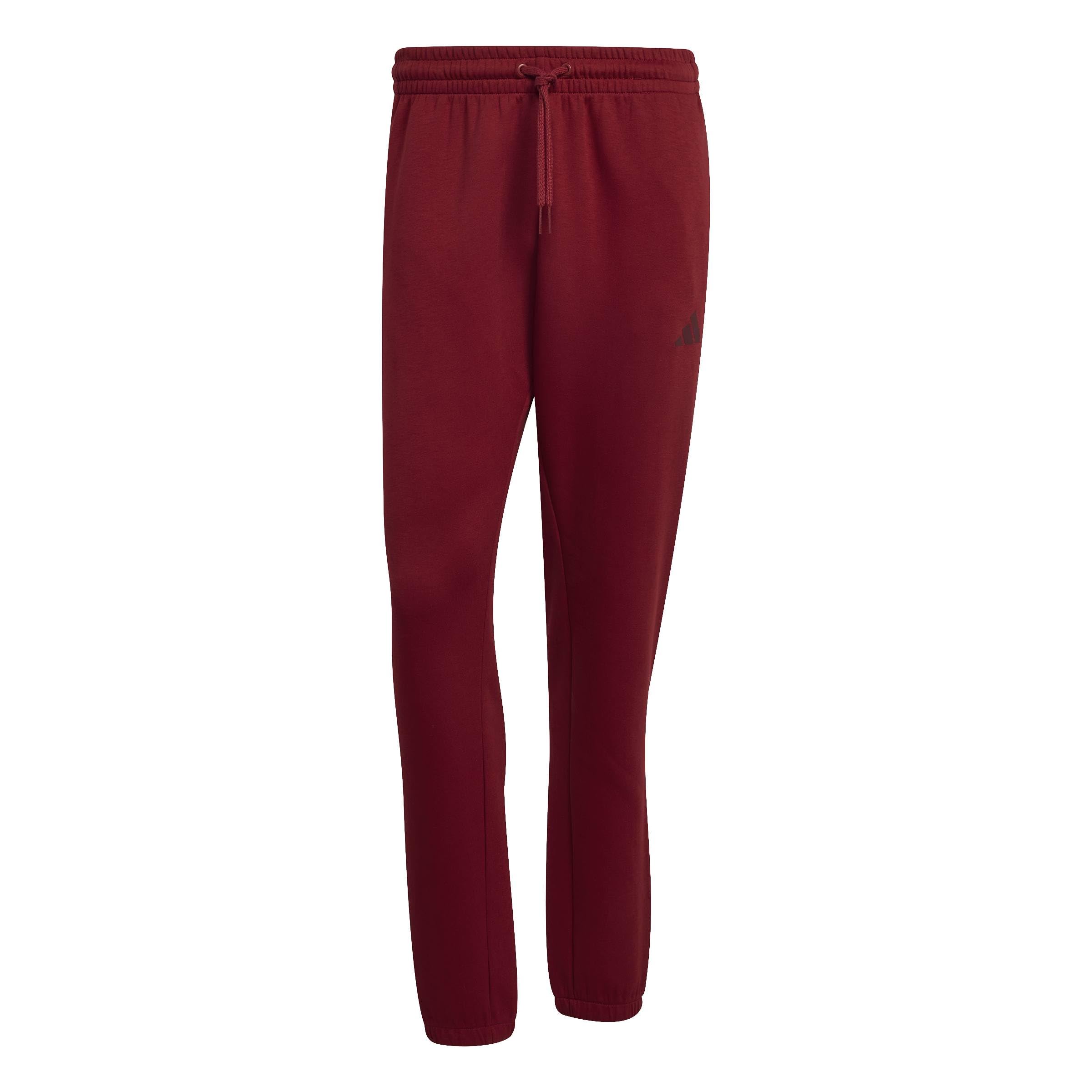 adidas Men's Future Icons Small Logo Pant, Active Maroon, XL