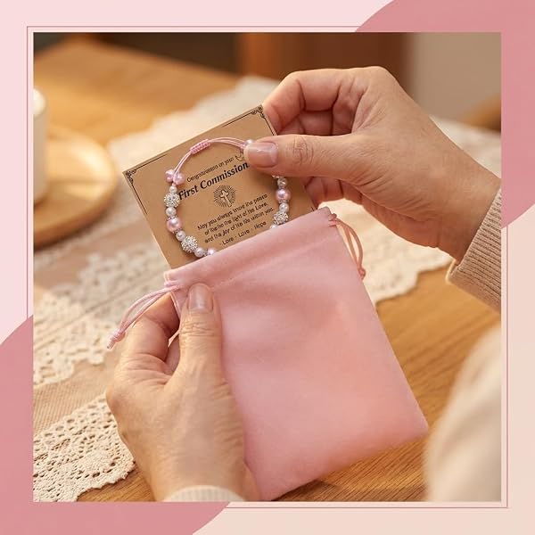 1 Pcs Braccialetto con Angelo Custode, Regalo per Battesimo, Cresima, Prima Comunione Bambino, Bambina, Regali per Comunione Femmina, con Confezione Regalo - 5