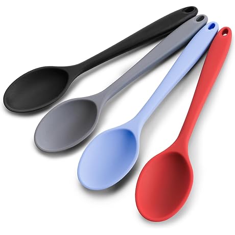HAKSEN Silicone Serving Spoons: Ultimate Cooking Helpers