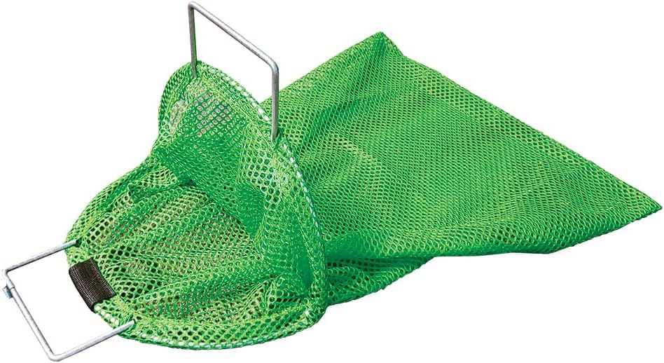 JCS 24x28 Medium-Large Galvanized Wire Handle Mesh Catch Bag - Durable & Secure for Underwater Collection