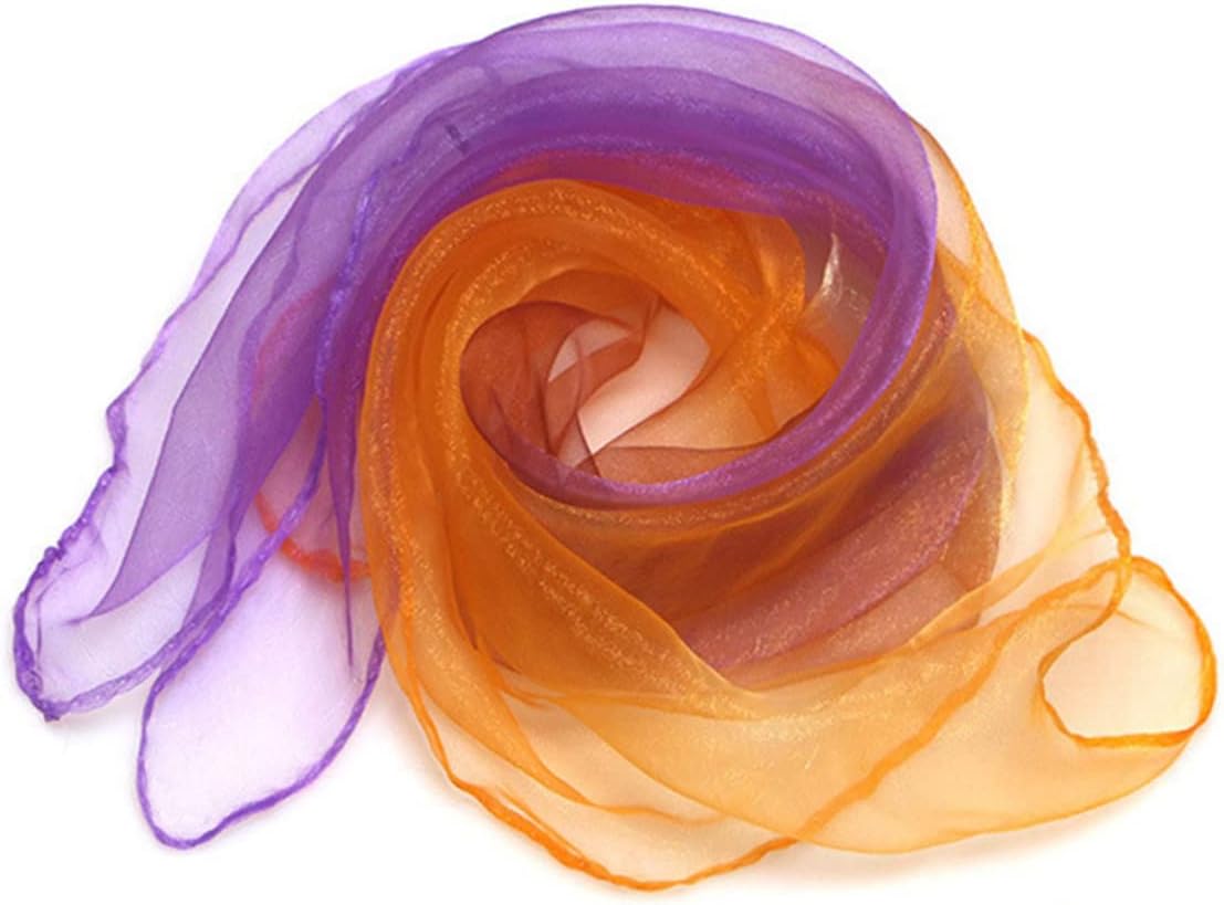 Pack Trick Silk Scarves Square Juggling Scarves for Kids Play Large Random Color