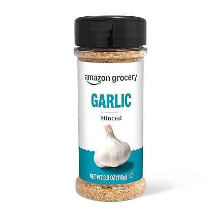Amazon Grocery, Minced Garlic, 3.9 Oz (Previously Happy Belly, Packaging May Vary)