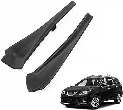 YUNHECAM Extensión de cubierta de guardabarros para limpiaparabrisas delantero lateral para Nissan Rogue 2014 2015 2016 2017 2018 2019 2020 Par