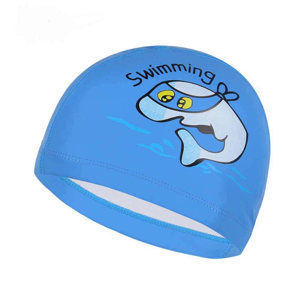Kids Swimming Cap children Swim Hat For Hair Care and Ear Protection Breathable