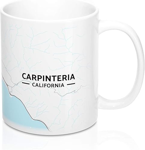 Hometown Bias Carpinteria, California CA Map Mug (11 oz)