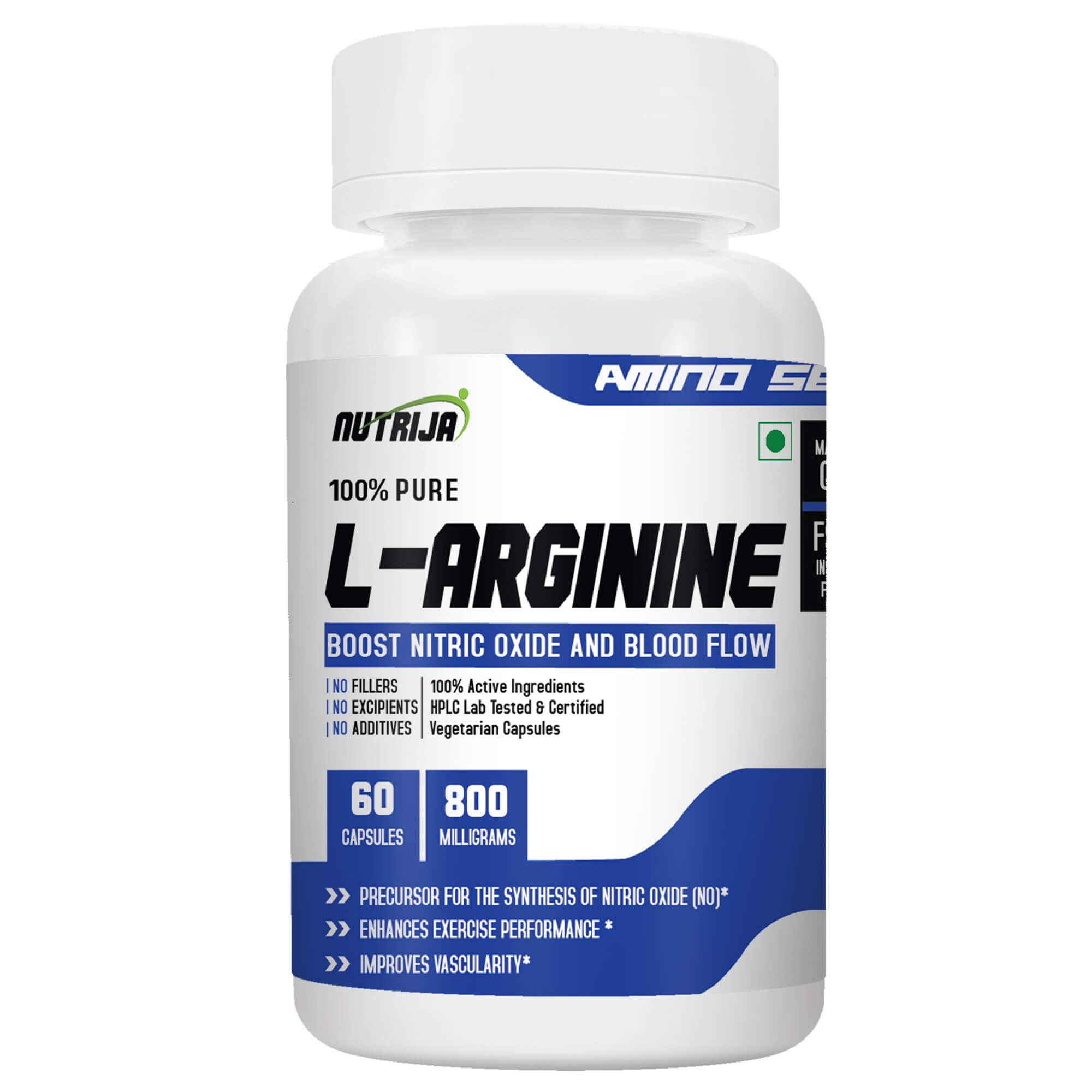 Nutrija-L-Arginine 800MG - 60 Capsules-image-4