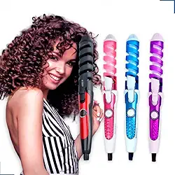 Modelador de Cachos Profissional, 4 Cores, para Todos os Tipos de Cabelo