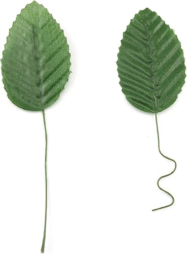 Miniatura 4 de TAODAN Hoja de seda artificial, 200 unidades, 3.9 in, color verde, hojas de seda falsas, hojas de flores sintéticas para arreglos de boda, centros