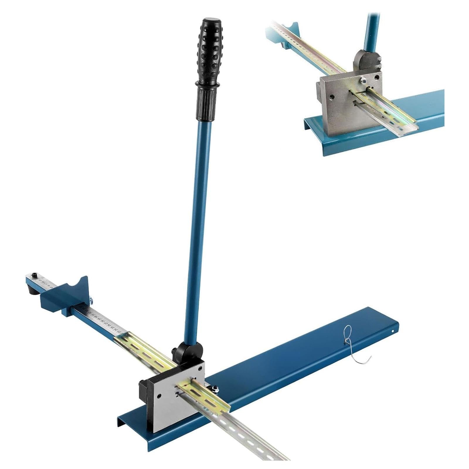 Cortador manual carril DIN doble ranura,regla 50cm,corte 35mm ancho