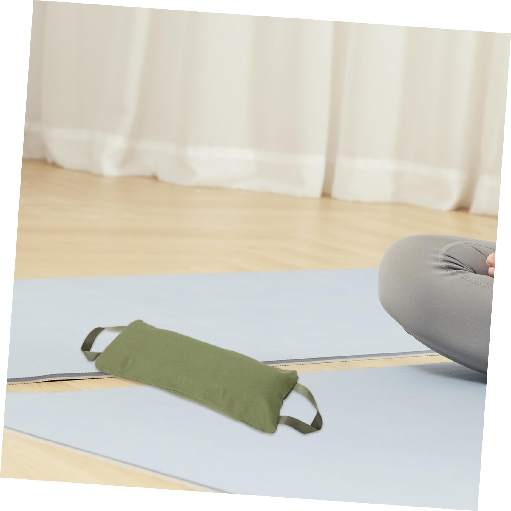 Sacco di Sabbia Leggero e Facile da Pulire in Tela Verde per Allenamento e Yoga per Esercizi di Sollevamento Pesi e Fitness