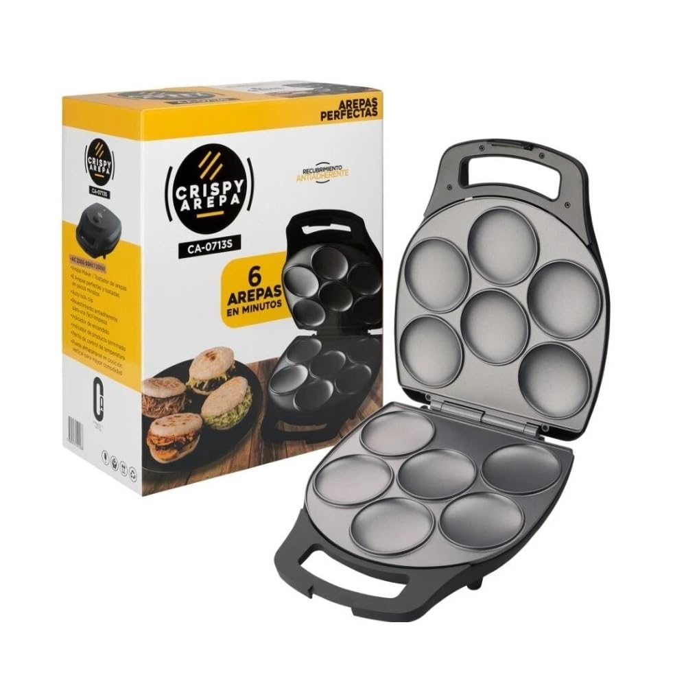 Crispy Arepas, tostiarepas, tostador de arepas