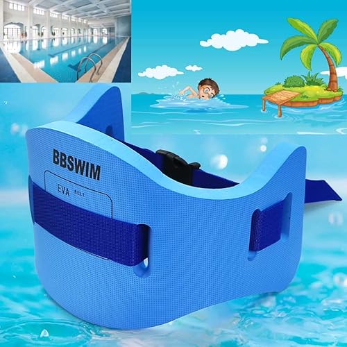 Miniatura 2 de Cinturón de ejercicio de flotación de EVA para natación, cinturón ajustable para entrenamiento de natación, herramientas de entrenamiento de