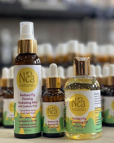 Miniatura 2 de Nea Naturals Kit facial - Aceite limpiador de higo de barbarie, niebla hidratante reafirmante y aceite de belleza, juego de 3 piezas