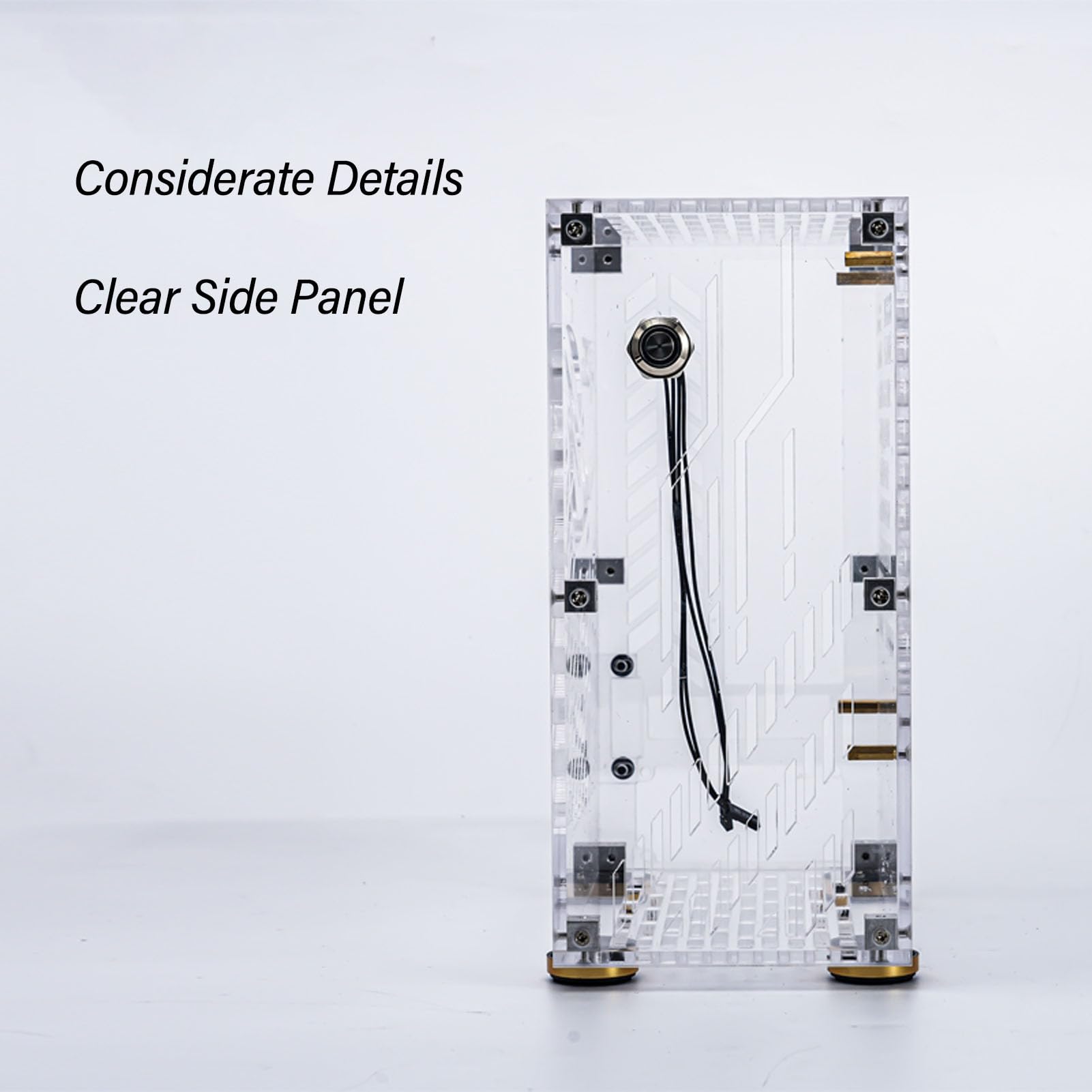 Amazon.com: Denash Transparent Mini ITX Case, Clear Side Panel