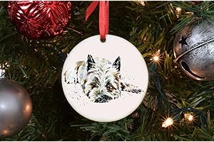 Exquisite Cairn Terrier Ornament: Festive Charm for Your Holiday Decor