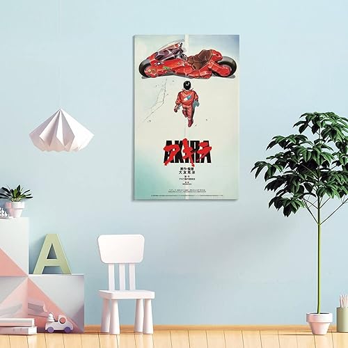 Vista 46 de Akira (1988) Póster de película de anime de manga japonesa, póster artístico y arte de pared, póster moderno para decoración de dormitorio familiar