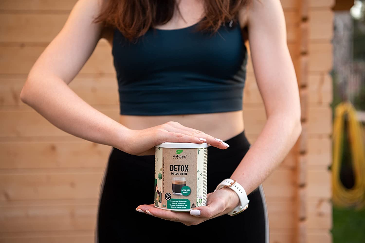 Nature's Finest Detox Coffee, Café Soluble 625 g (Paquete de 5) | café instantáneo con chlorella, cardo mariano y alcachofa - arábica suave - vegano - taza lista en 1 minuto