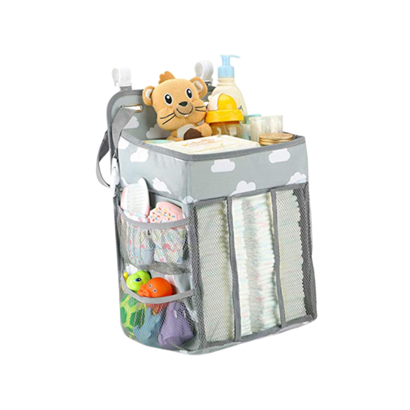 colgante organizador de bolsas de pañales bolsa de almacenamiento de ropa bolsa para colgar ropa de pañales bolsa de almacenamiento de vivero cuna guardería