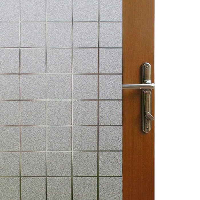 Buy Becry Vinyl Static Cling Window Film Self Adhesive Frosted Privacy